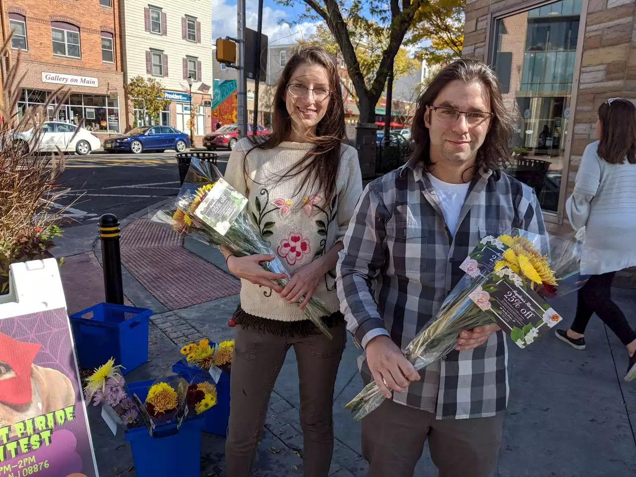 A stranger might hand you a free bouquet of flowers Wednesday. Here’s why.