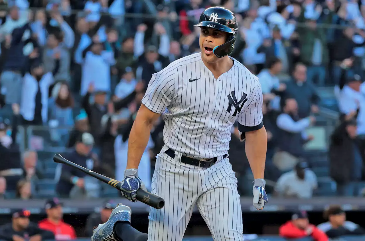 Giancarlo Stanton’s early haymaker homer the difference for Yankees