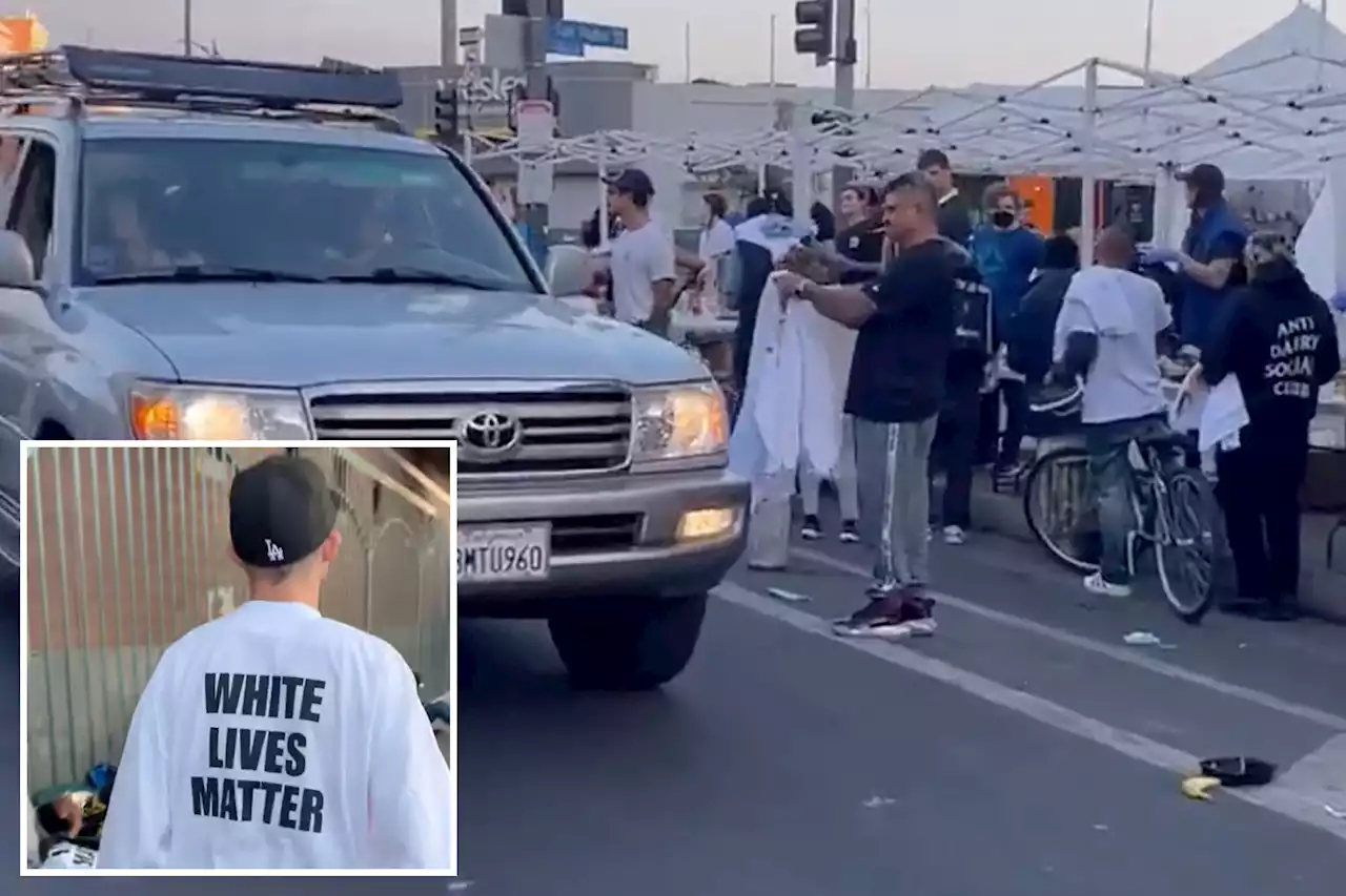 Kanye West’s ‘White Lives Matter’ shirts given to Skid Row homeless