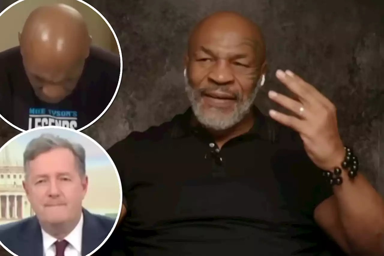 Mike Tyson reveals why he fell asleep on Piers Morgan: ‘It was just a mess’