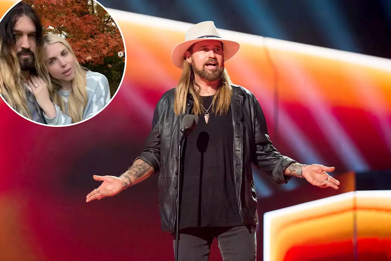 Billy Ray Cyrus and girlfriend Firerose appear to confirm engagement