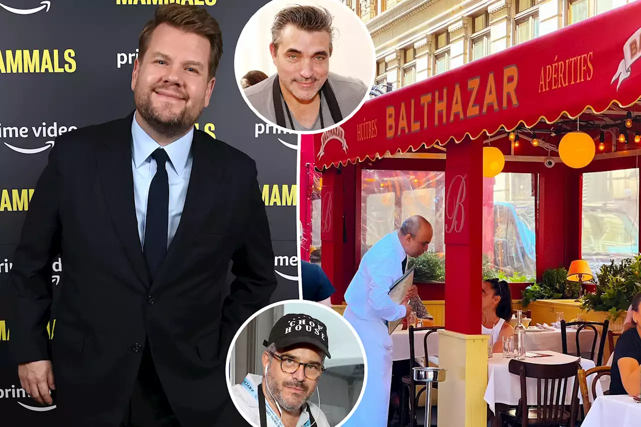 James Corden defended by NYC restaurant owners after Balthazar ban