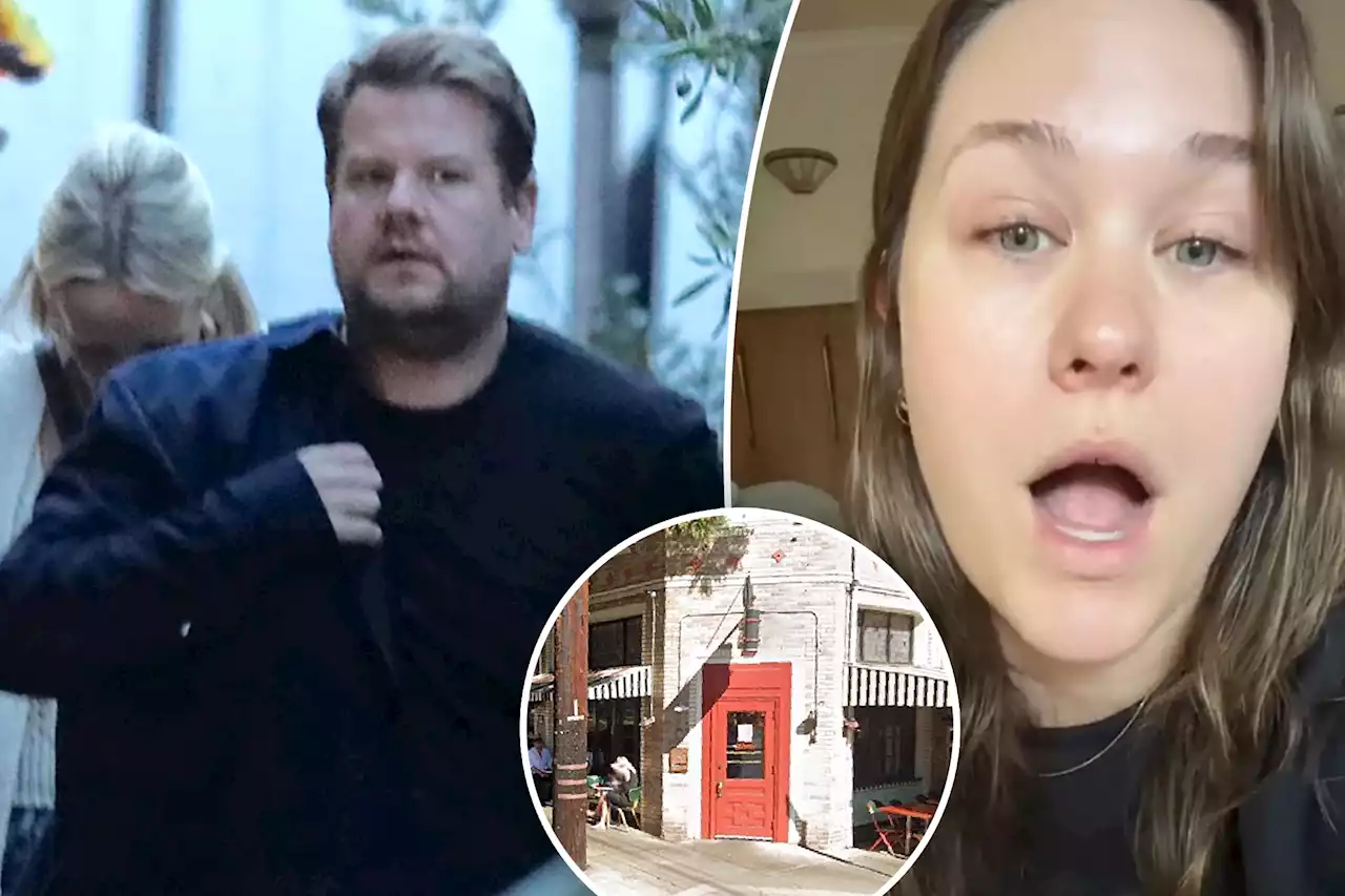 Try Guys wife claims she saw James Corden scream at busboy over closed restaurant