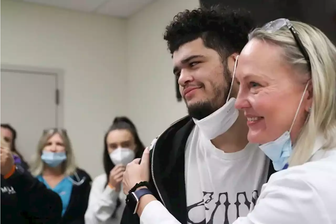 Philly teen, shot in the head a year ago, returns to St. Chris to thank the doctors and nurses who helped him beat the odds