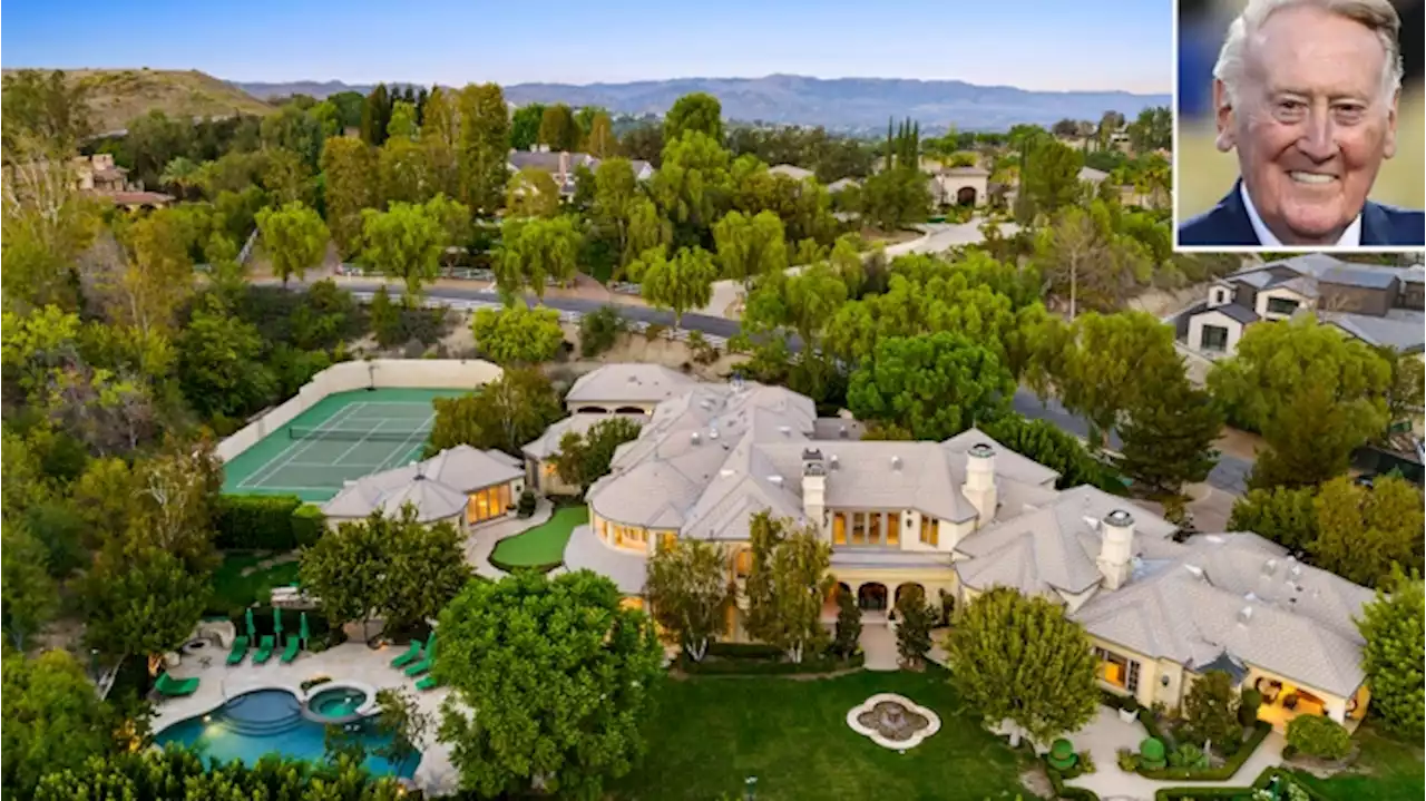 The Home of the Late and Legendary LA Dodger Sportscaster Vin Scully Just Listed for $15 Million