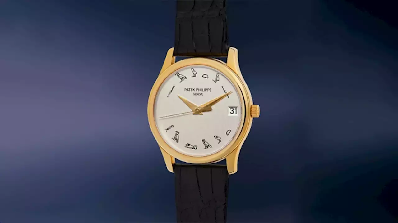 You Will Never Guess What the Hieroglyphics on this Patek Philippe Watch Spell Out