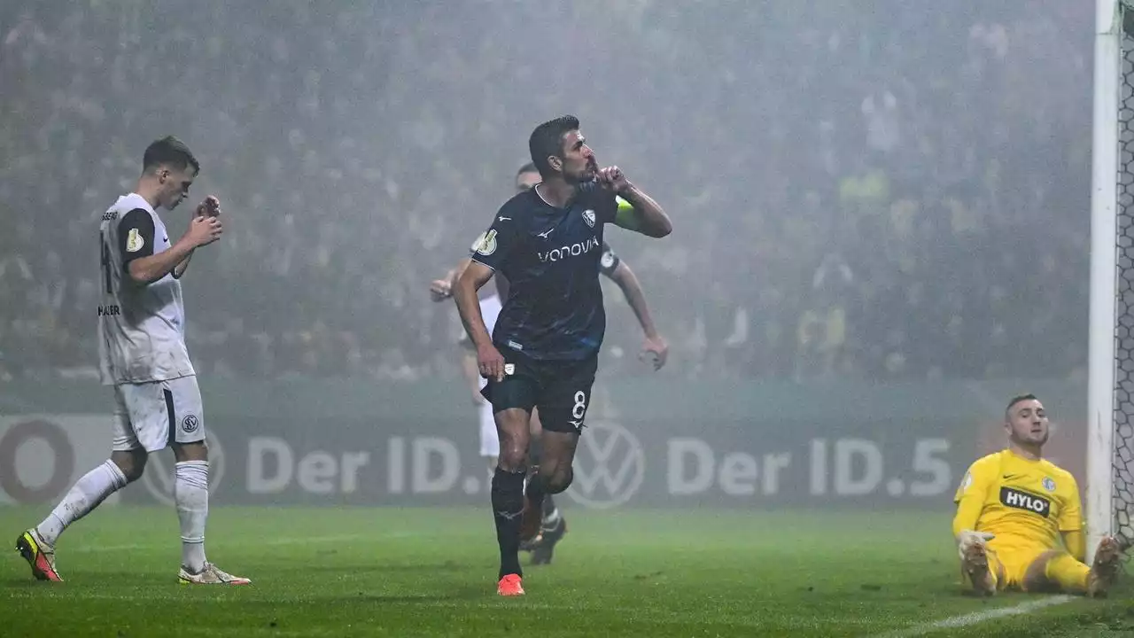 Sieg gegen Drittligist Elversberg: Bochum müht sich ins Achtelfinale des DFB-Pokals