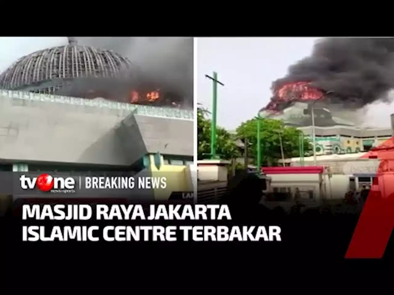 Masjid Raya Jakarta Islamic Centre Terbakar - tvOne