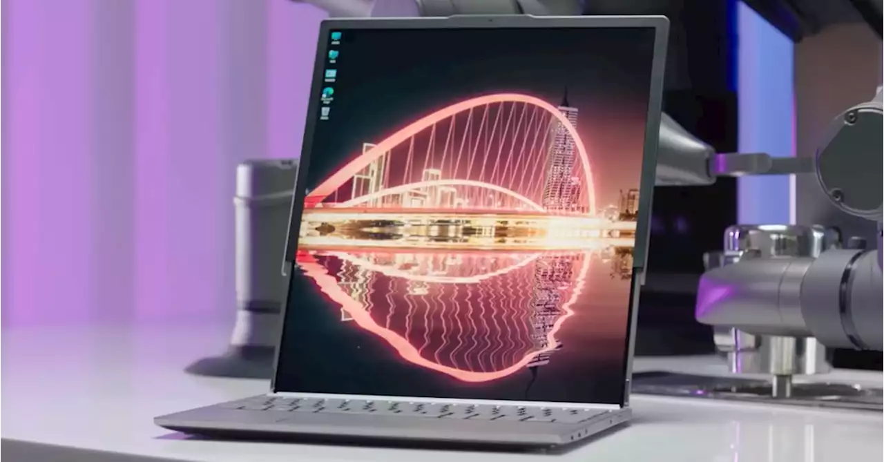 Lenovo shows off mysterious rollable laptop