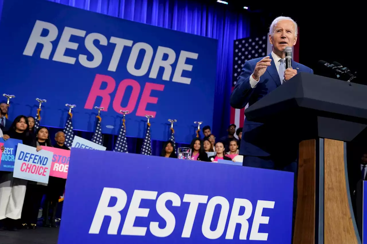 Biden kicks off Democrats’ final sprint focusing on one theme: Abortion