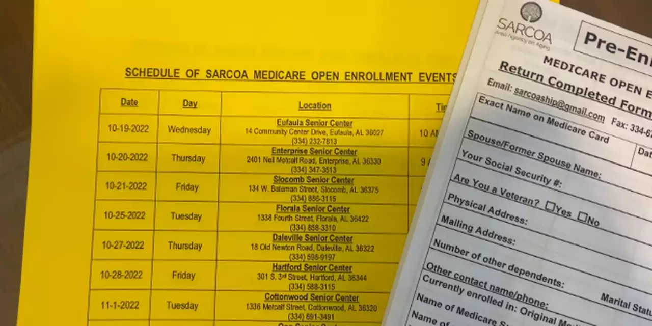 SARCOA to help with Medicare Open Enrollment at area senior centers