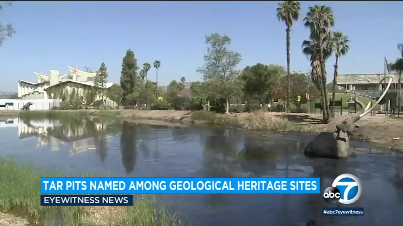 La Brea Tar Pits selected as one of the first 100 geological heritage sites