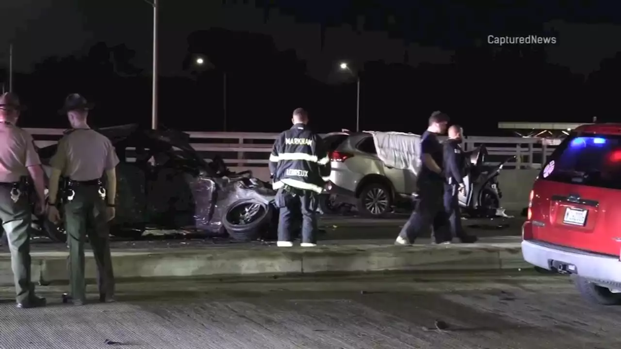 2 dead, 2 injured in Markham car crash