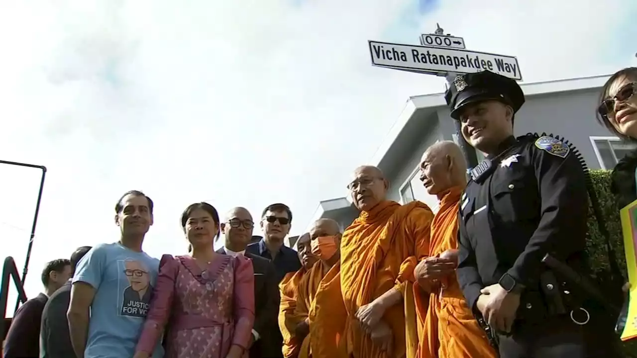 610 days after a 84-year-old Thai grandfather is murdered a SF street is renamed in his honor