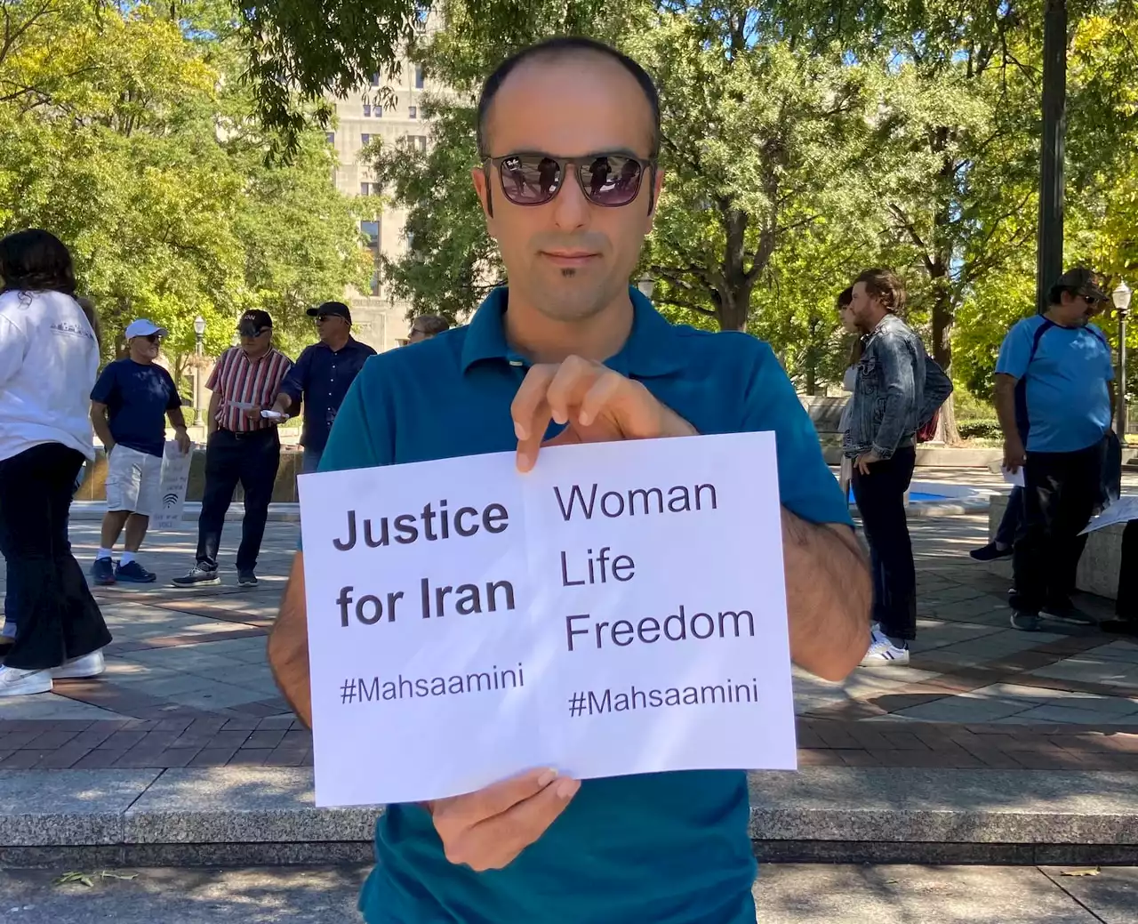 Alabamians protest Iranian government following the death of Mahsa Amini