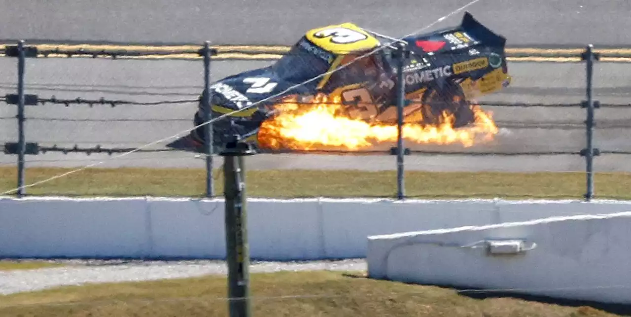 Fiery Crash at Talladega Sends NASCAR Truck Series Driver Jordan Anderson to Hospital