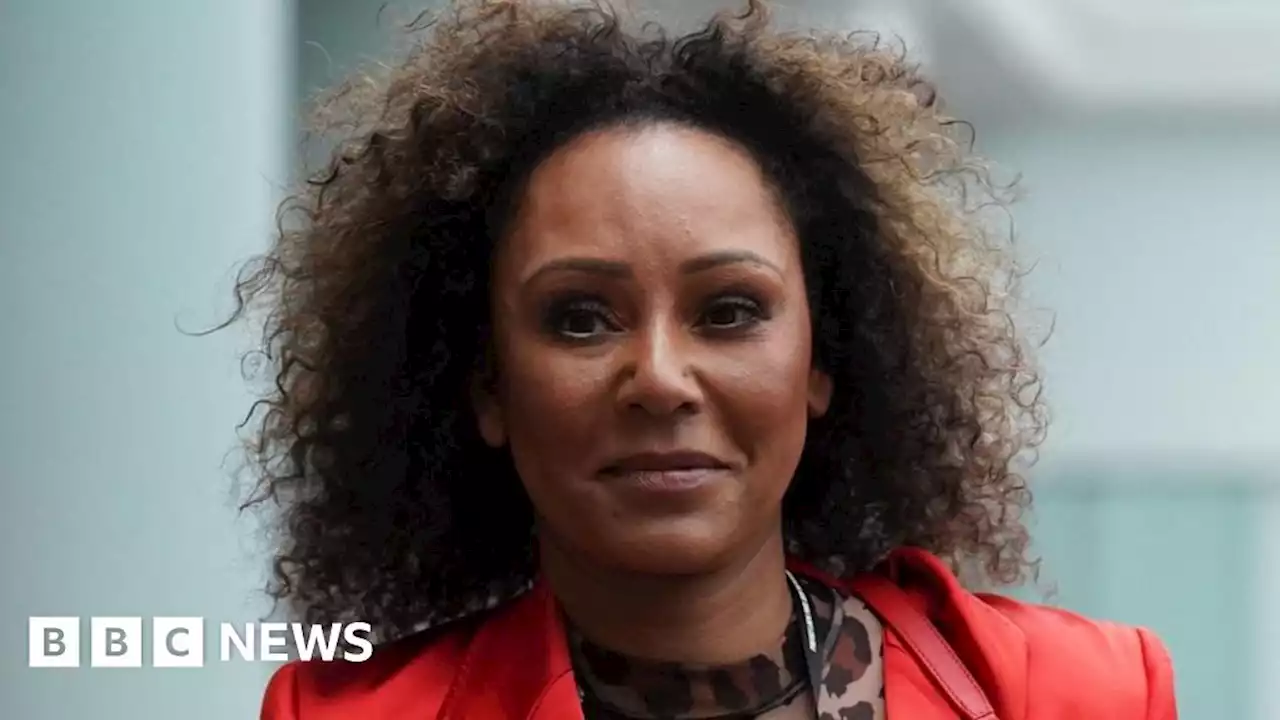 Mel B appears at Tory conference to call for more help for domestic abuse victims