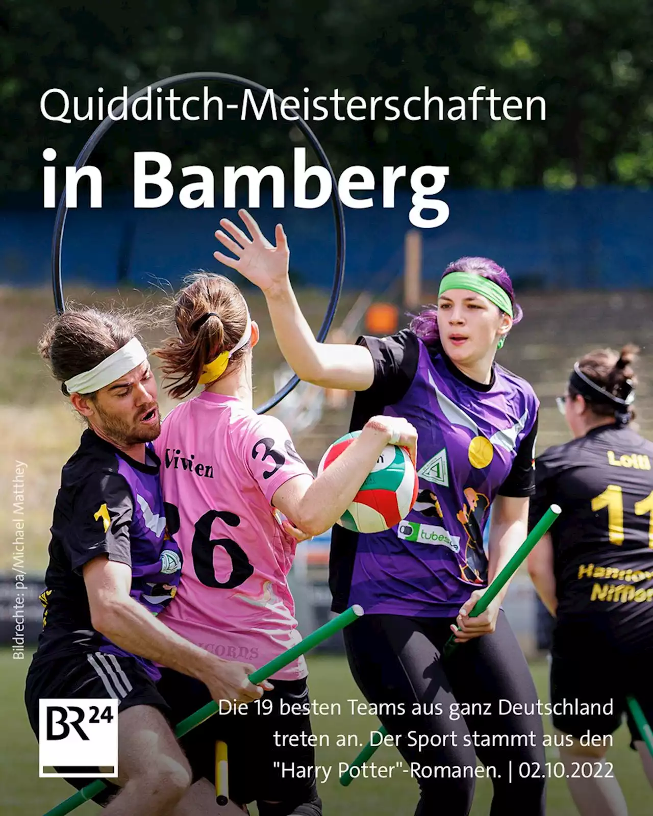 Nicht nur für Potter-Fans: Quidditch-Meisterschaften in Bamberg