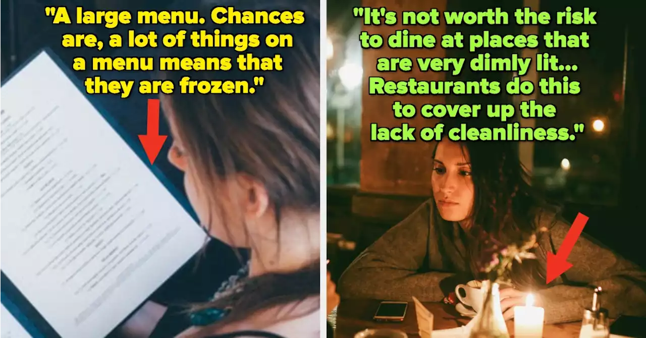 24 Glaring Restaurant Red Flags That You Should 'Turn Around And Leave' If You See, According To Chefs