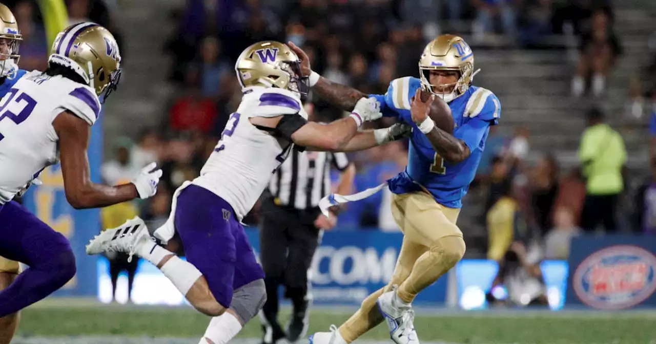 Thompson-Robinson leads UCLA past No. 15 Washington, 40-32