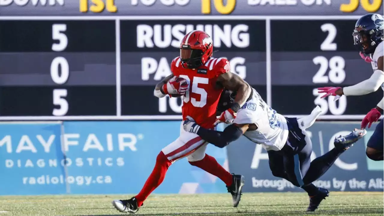 Defence dominates in Calgary Stampeders' 29-2 win over Toronto Argonauts