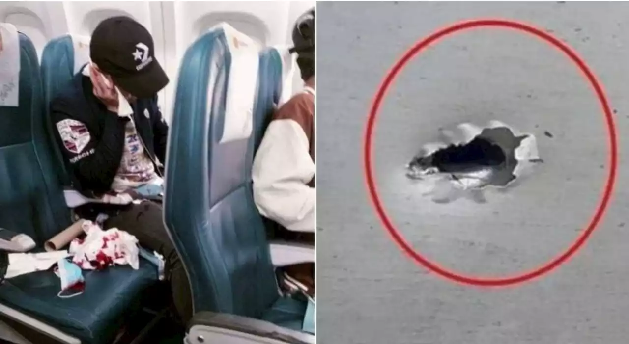 Passeggero ferito alla testa da un proiettile mentre l'aereo è in volo: «Ho perso molto sangue»