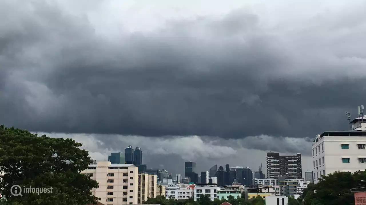 อุตุฯ เผยทั่วไทยยังมีฝนหนักต่อเนื่อง เตือนพื้นที่เสี่ยงระวังน้ำป่า-น้ำท่วมฉับพลัน : อินโฟเควสท์