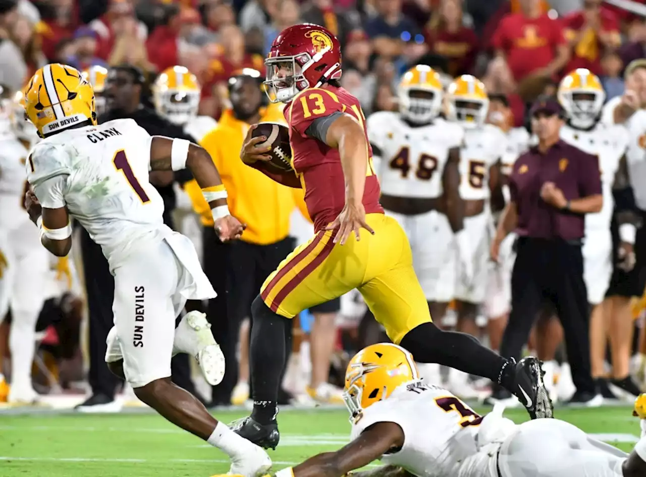 Caleb Williams, No. 6 USC offense bounce back in win over Arizona State