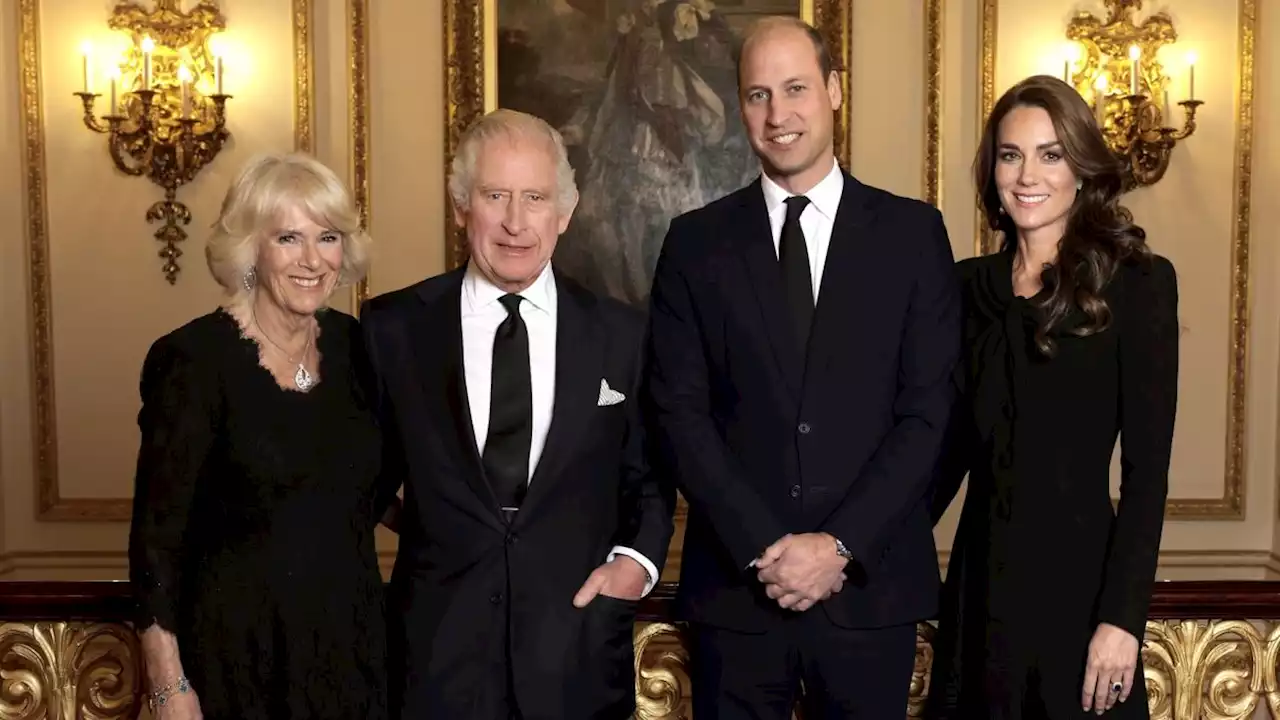 Buckingham Palace Releases First Joint Portrait of King Charles III and Camilla, Queen Consort Alongside the New Prince and Princess of Wales