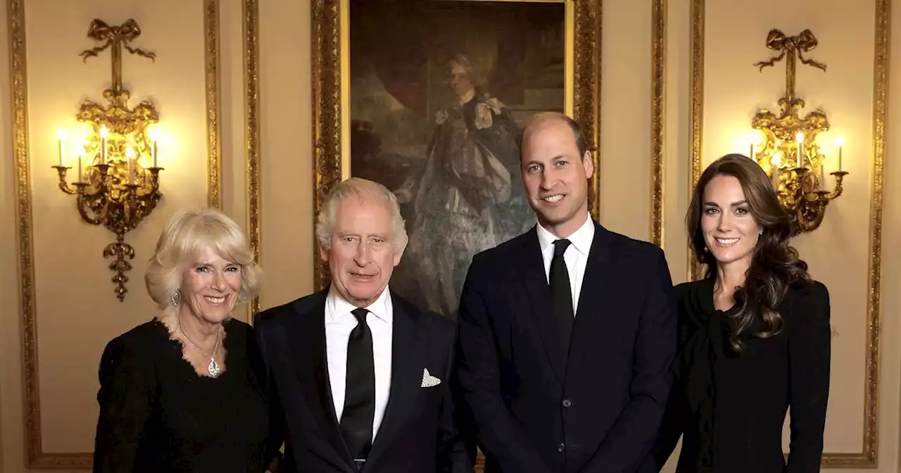 First official photo of King with Camilla, William and Kate is released