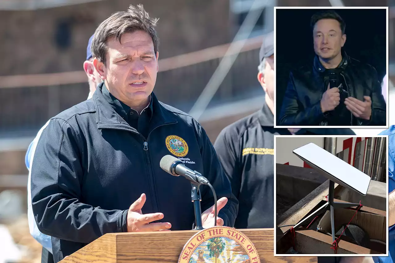 Ron DeSantis working with Elon Musk’s StarLink to restore internet in areas battered by Hurricane Ian