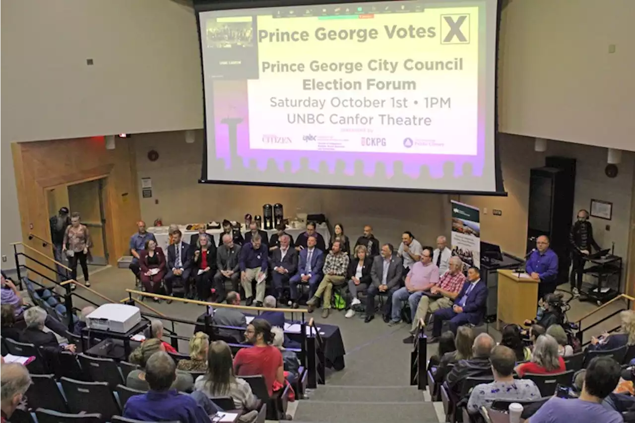 Prince George mayoral candidates put in hot seat at UNBC forum