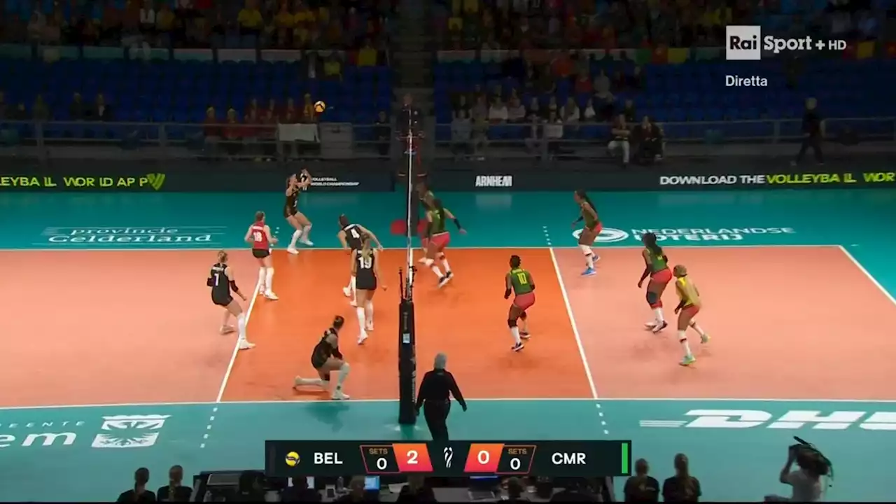 Mondiali di volley femminile, ora in diretta Belgio-Camerun