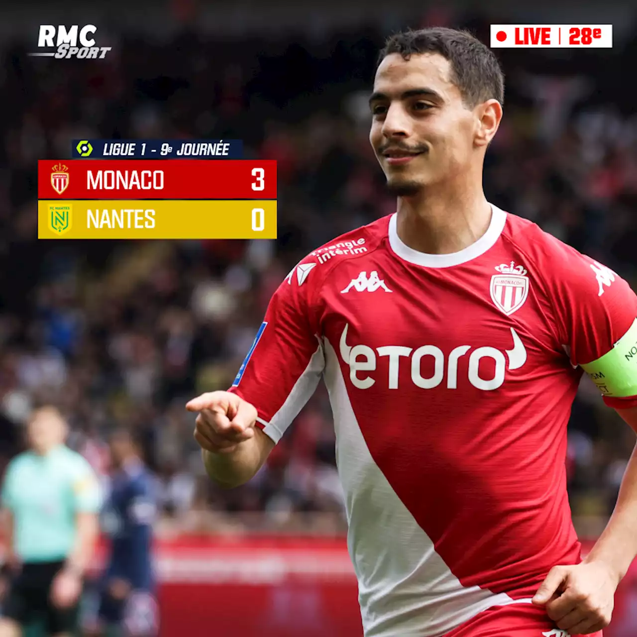 EN DIRECT - Monaco-Nantes: Ben Yedder s’offre un doublé, entame canon de l'ASM