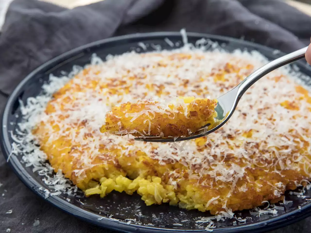 Risotto al Salto (Crispy Rice Pancake) Recipe