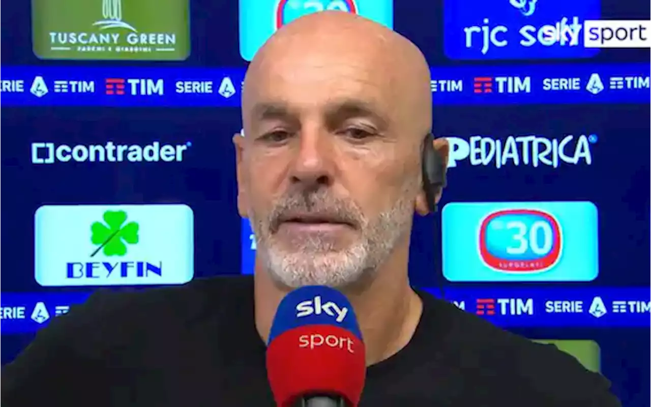 Pioli: 'I miei giocatori mi emozionano sempre'