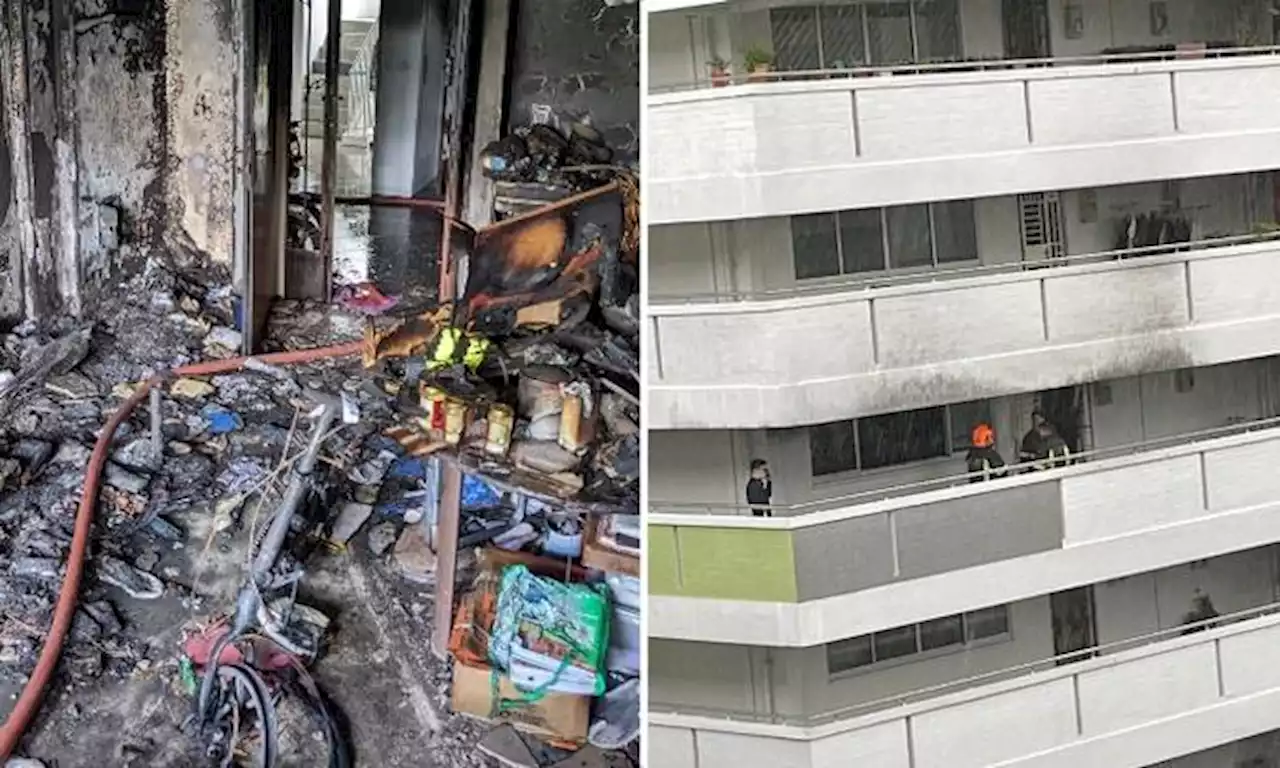 2 Yishun fires in 1 day likely caused by power-assisted bike battery and portable powerbank