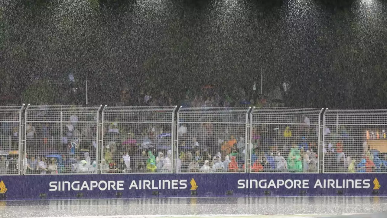 Singapore F1 night race 2022: Wet weather brings thrills and spills, fails to dampen fans' spirits