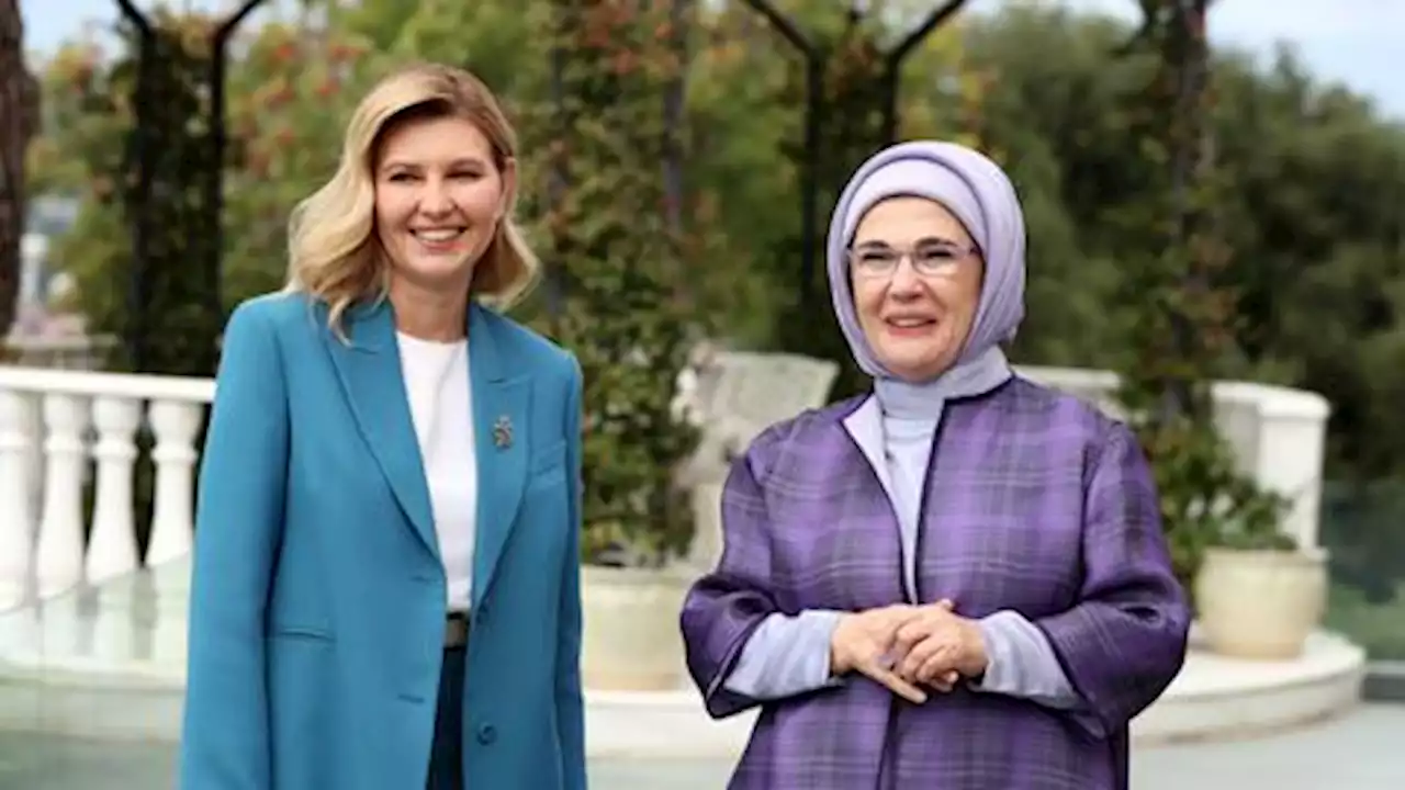 Türkiye's first lady hosts Ukrainian counterpart in Istanbul