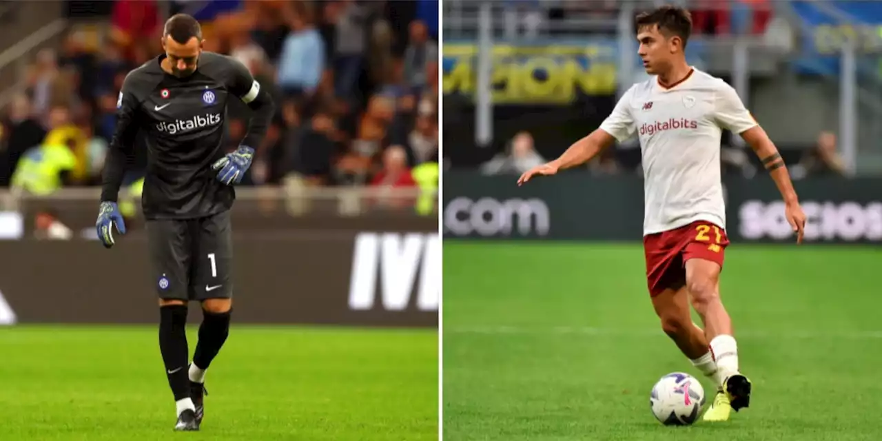 Inter-Roma, le pagelle: Dybala, un rimpianto per i tifosi nerazzurri. Handanovic, serata difficile