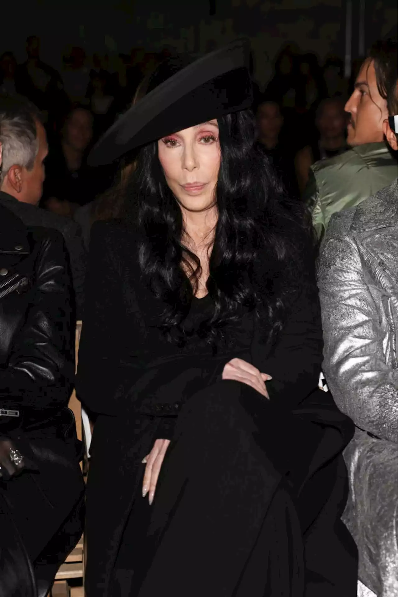 Cher Stuns the Audience at the Ann Demeulemeester Show