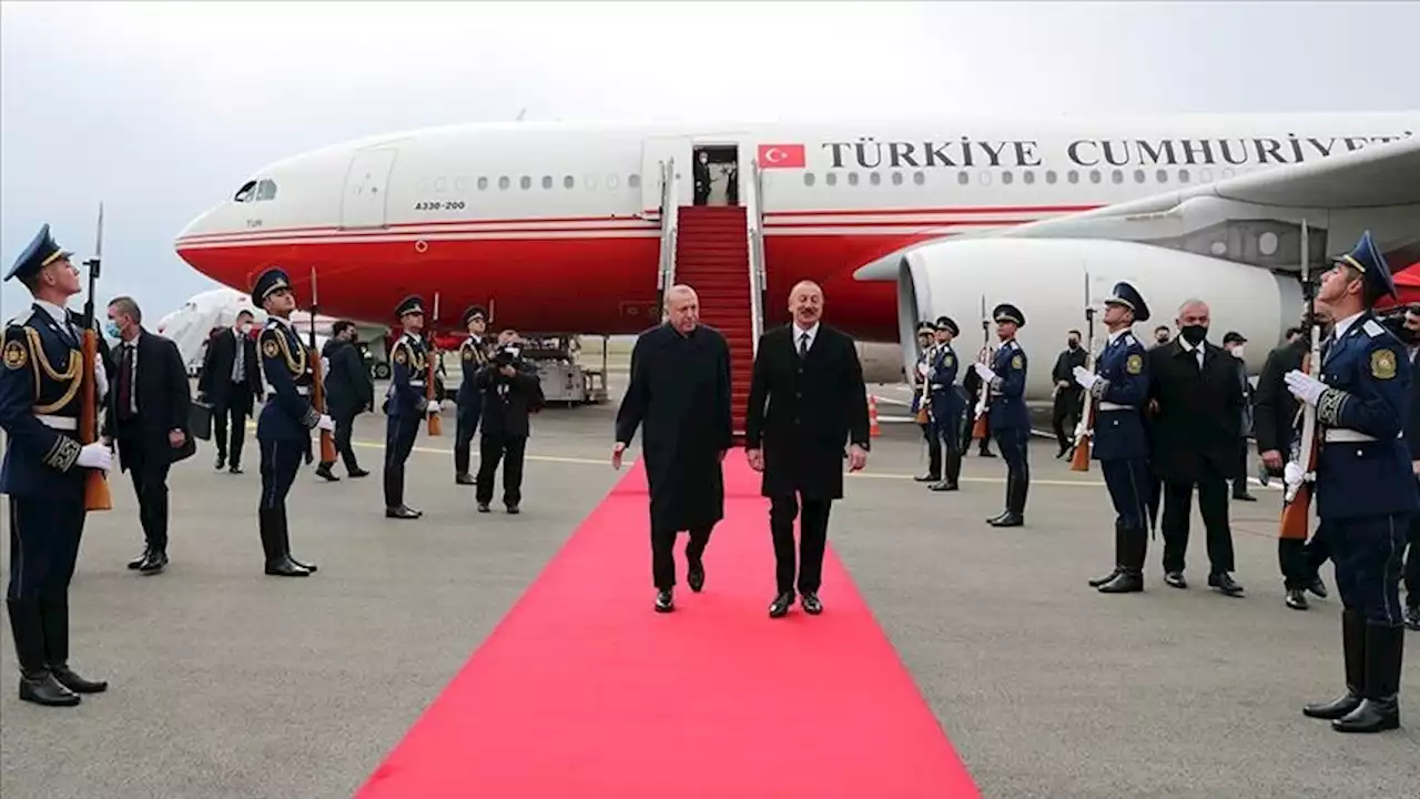 رئیس‌جمهور اردوغان و علی‌اف فرودگاه زنگیلان را افتتاح کردند