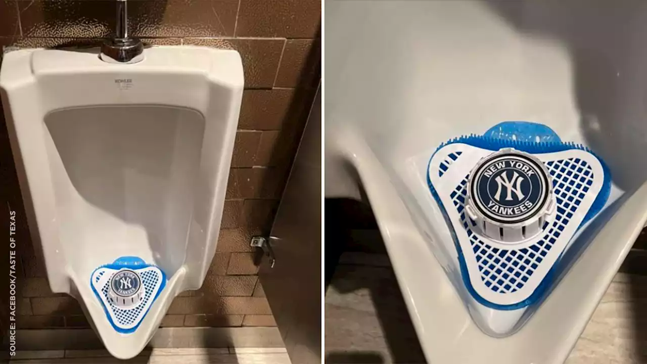 Astros vs. Yankees ALCS 2022: Houston restaurant uses New York logo on urinal cake covers