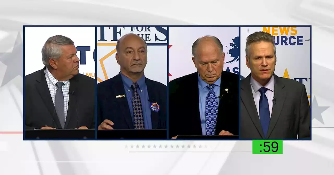 Watch: Alaska candidates for governor in the Debate for the State