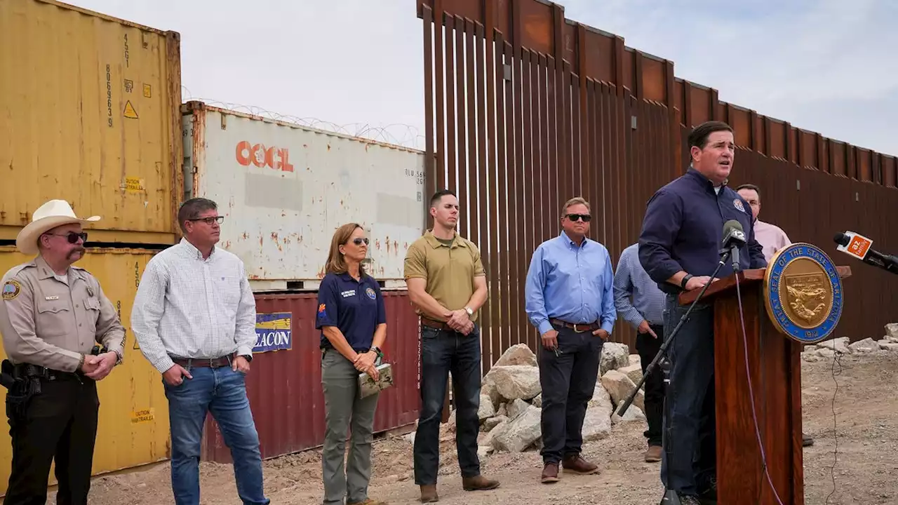 Arizona officials say Gov. Doug Ducey broke no laws with shipping containers at border