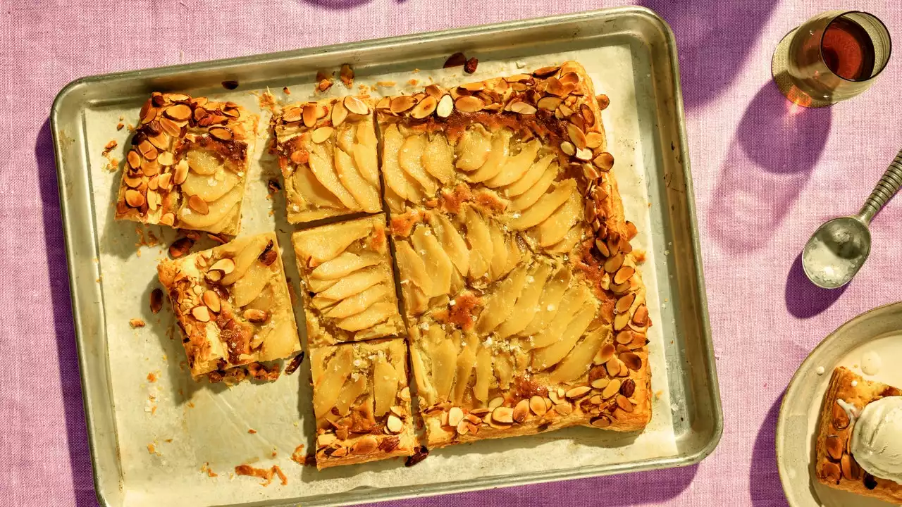 Easy-Fancy Pear Galette