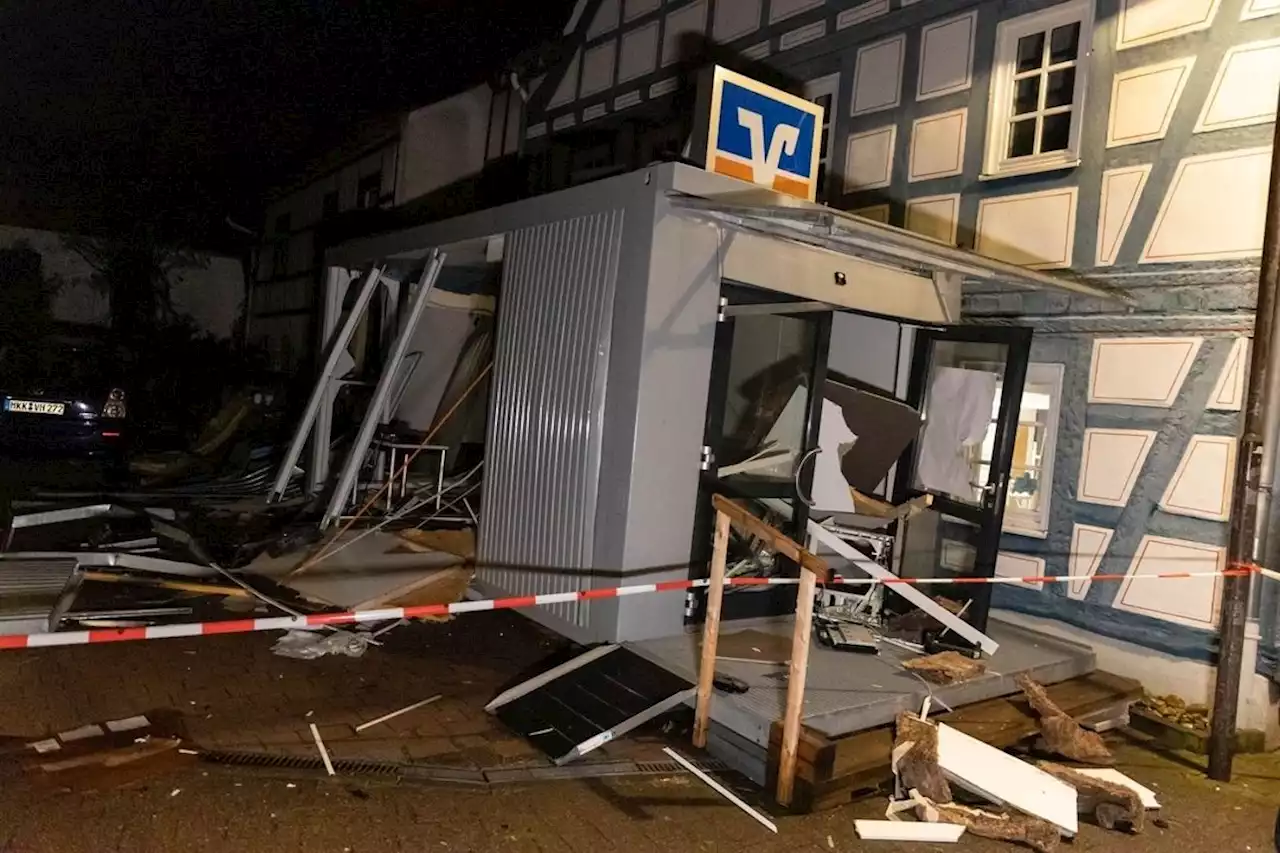 Gesprengte Geldautomaten in Bayern - immer mehr, immer brutaler