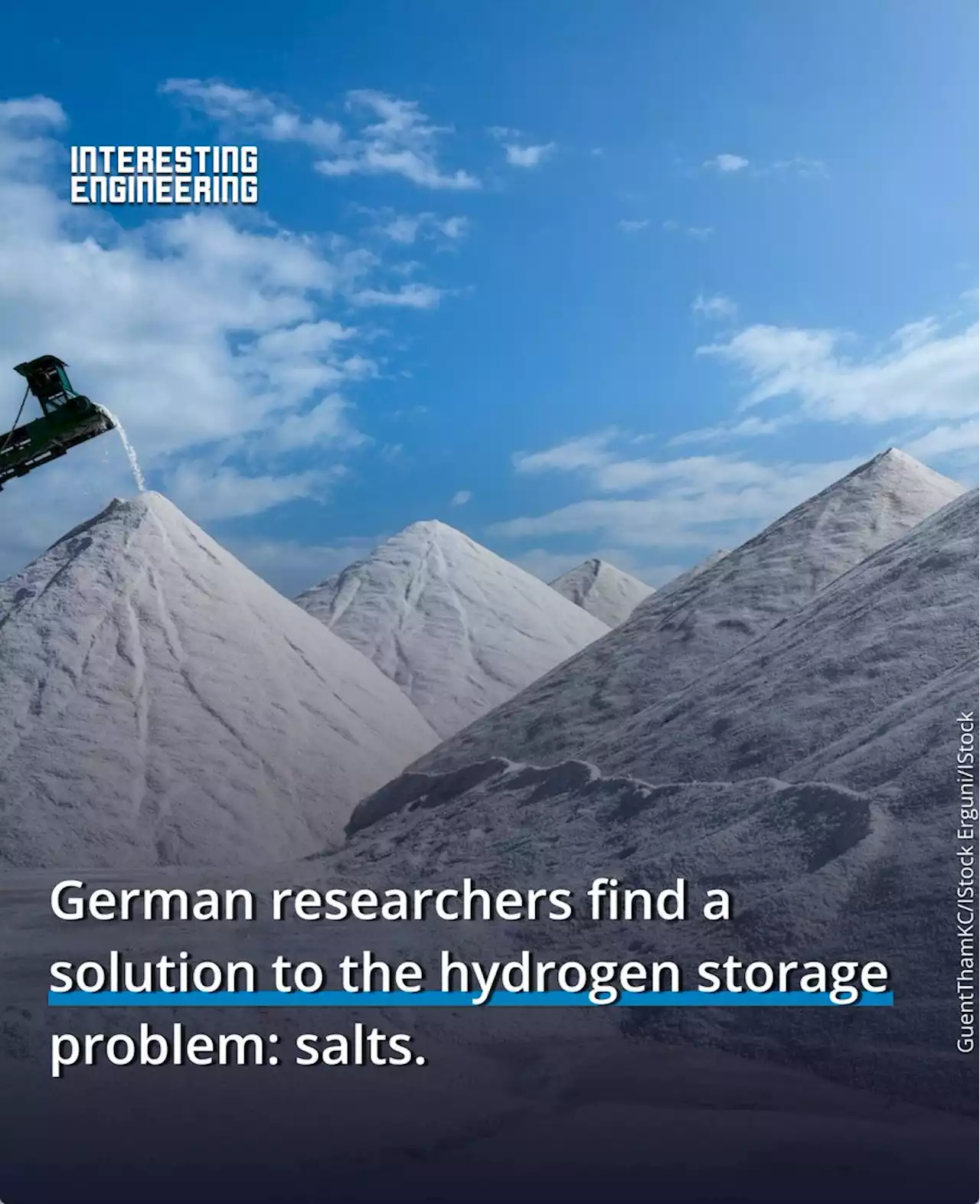 German researchers find a solution to the hydrogen storage problem: salts.