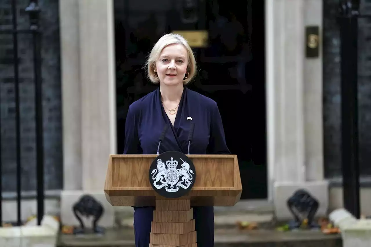 Royaume-Uni : la première ministre Liz Truss annonce sa démission