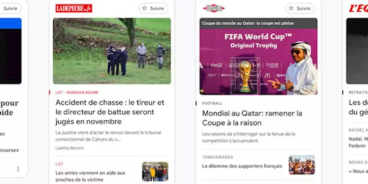 Google lance en France son nouveau format d'actualités « Google News Showcase »